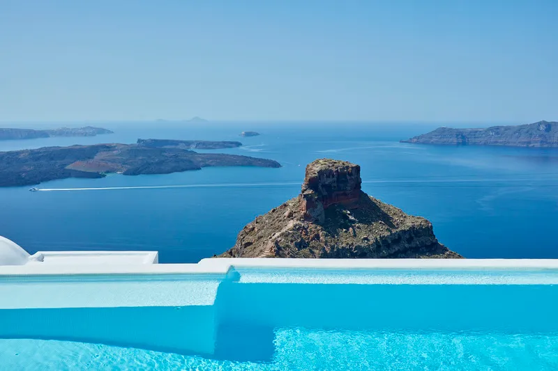 General view, Astra Suites, Santorini