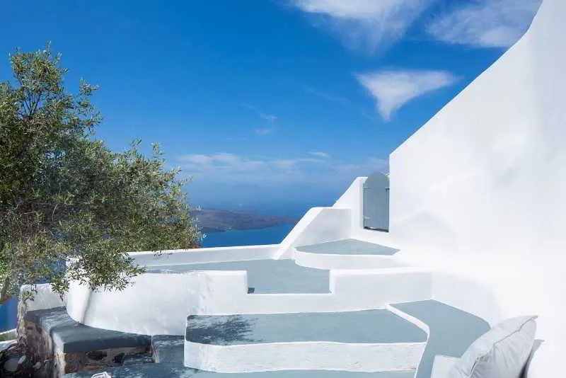 Terrace, Alta Vista Suites, Santorini