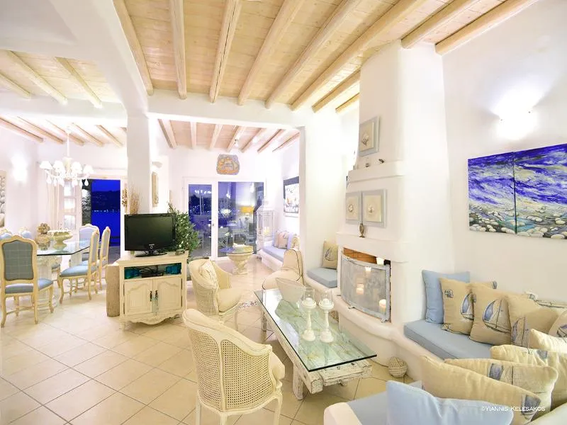 Lobby, Aegean Pearl Villas  Kanalia, Mykonos