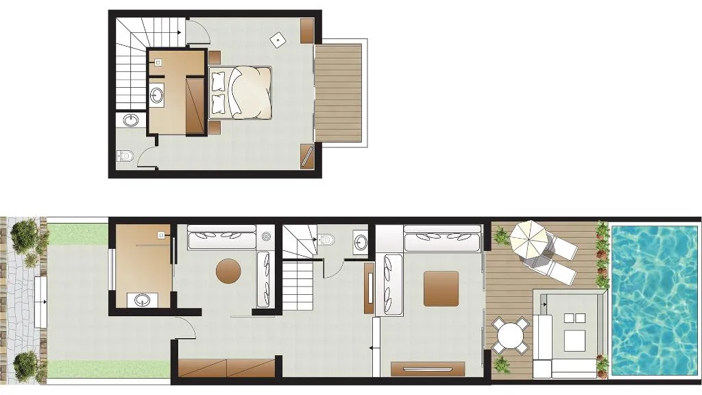 VILLA TWO BEDROOMS WITH PRIVATE POOL Room, Amirandes, A Resort to Live, Crete