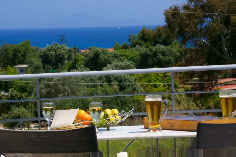 Terrace, Alkioni Hotel, Kefallinia