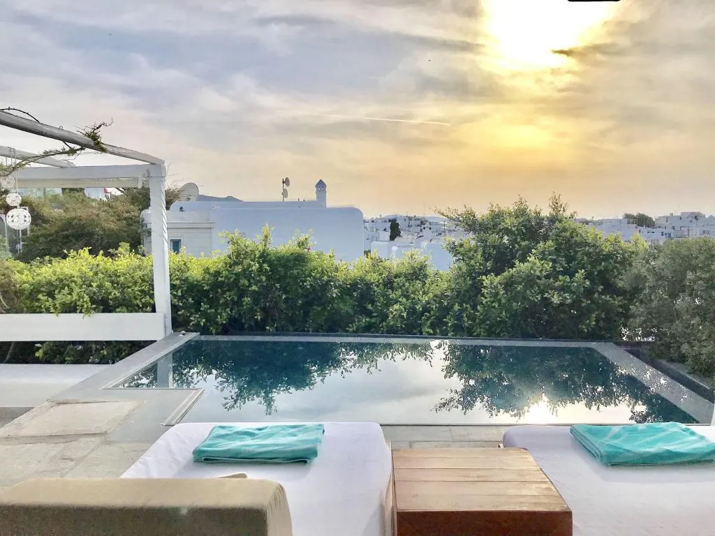 Pool, Belvedere hotel, Mykonos