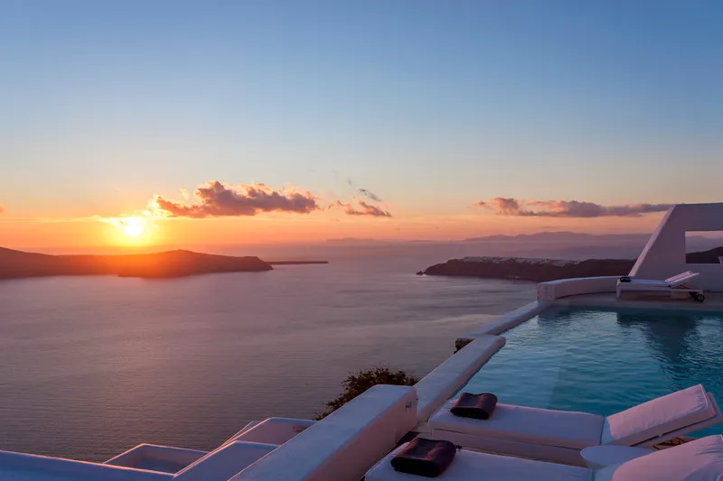 General view, Astra Suites, Santorini