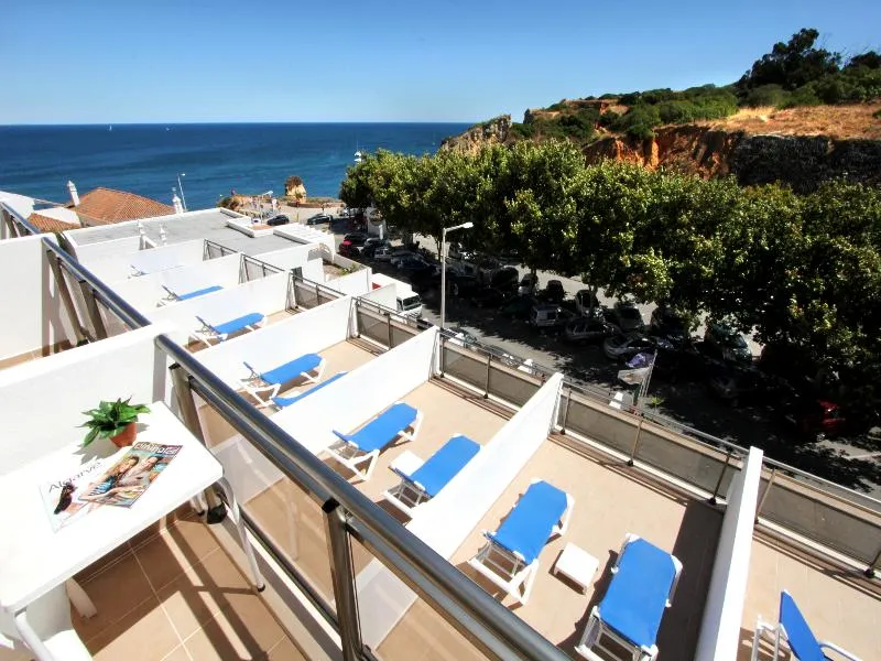 Terrace, Carvi Beach Hotel, Algarve