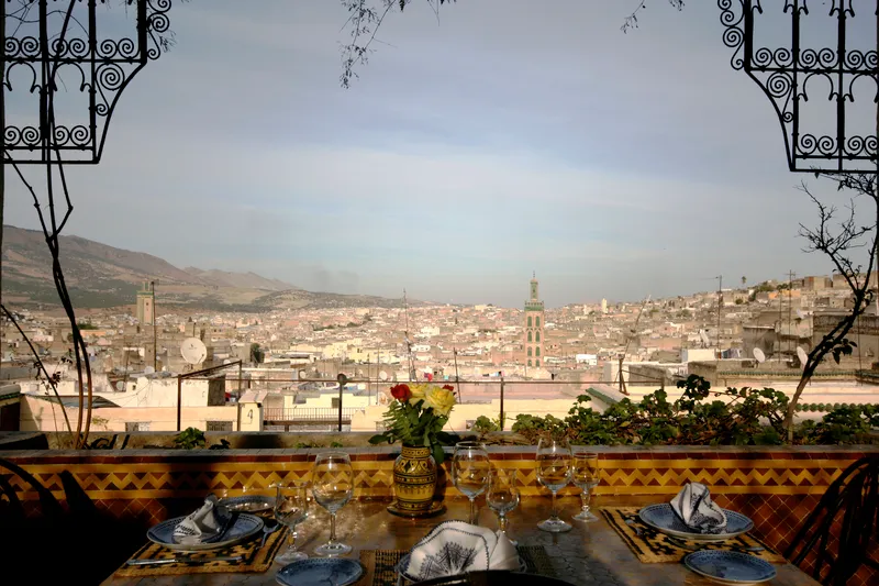 Terrace, Dar el Ghalia, Fez