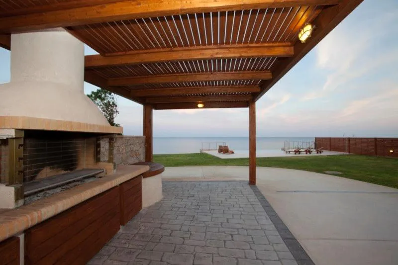 Terrace, Antonoglou Beach Villas,Kiotari, Rhodes