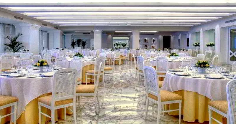 Restaurant, Grand Hotel Riviera, Naples