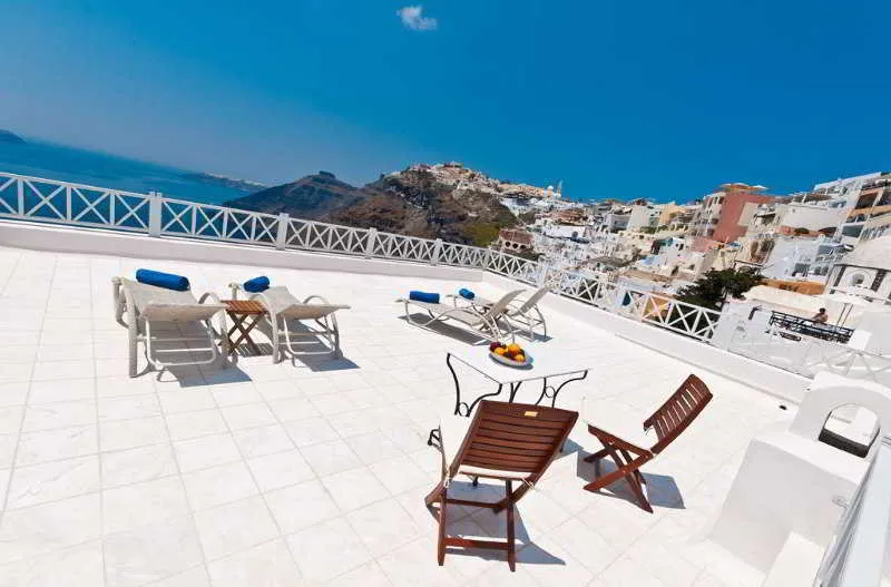 Terrace, Cori Rigas Suites, Santorini