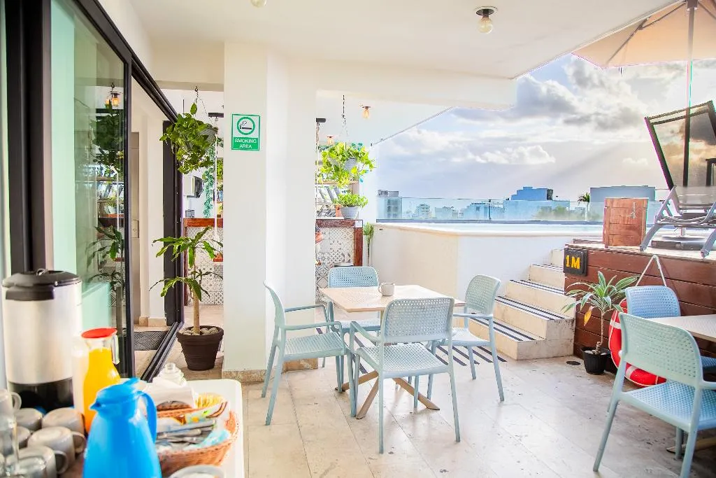 Terrace, Hotelito del Mar Playa del Carmen, Playa Del Carmen