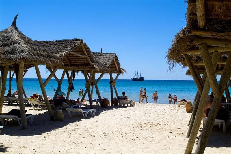 Beach, The Orangers Beach Resort and Bungalows, Tunisia
