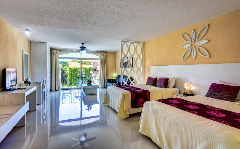 DOUBLE TWO QUEEN BEDS Room, Suites Corazon, Playa Del Carmen
