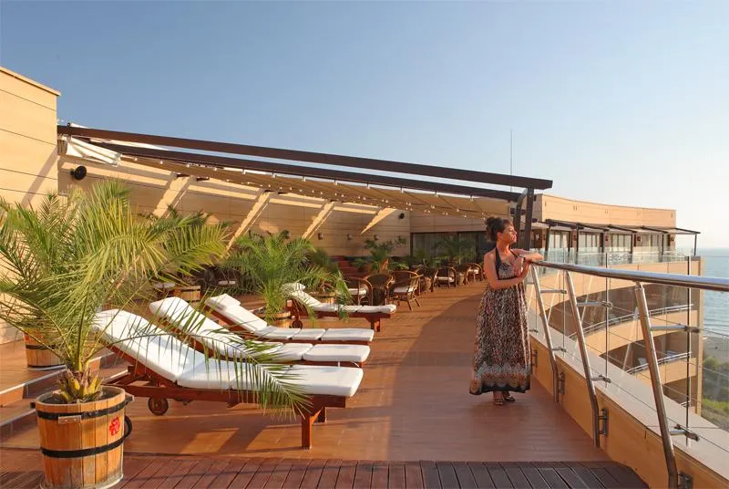 Terrace, Grand Hotel Pomorie, Bourgas