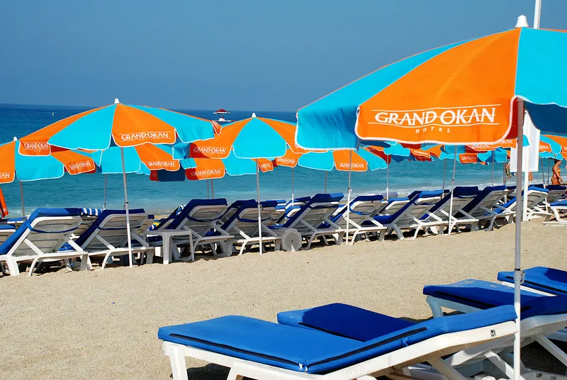Beach, Grand Okan Hotel, Antalya
