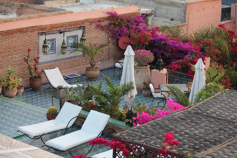 Terrace, Palais Sebban, Marrakech
