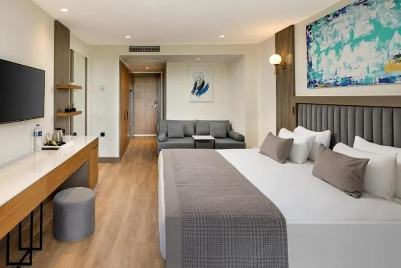 DOUBLE SINGLE USE SUPERIOR SIDE SEA VIEW Room, Dobedan World Palace Ex Alva Donna, Antalya