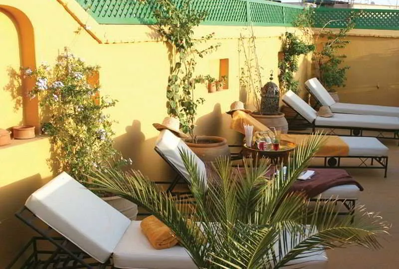 Terrace, Riad Karmela, Marrakech