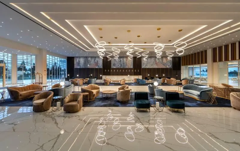 Lobby, Chrysomare Beach Hotel & Resort, Cyprus