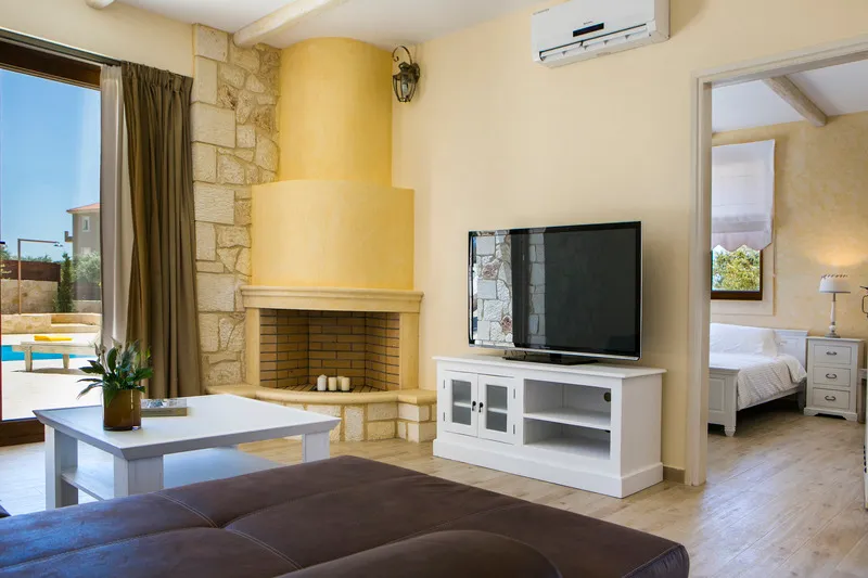 VILLA TWO BEDROOMS WITH PRIVATE POOL Room, Villa Ydria, Kefallinia