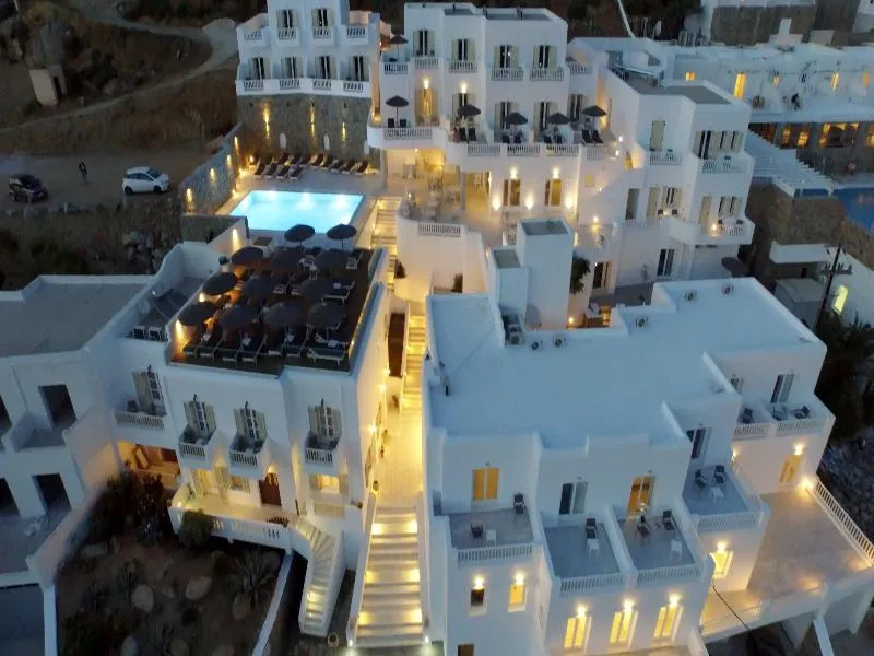 General view, The George Hotel, Mykonos