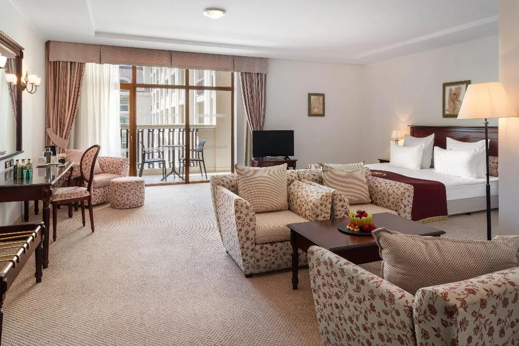 JUNIOR SUITE SEA VIEW KING BED Room, Melia Grand Hermitage, Varna