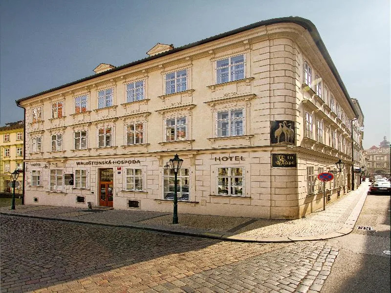 General view, Three Storks Hotel, Prague