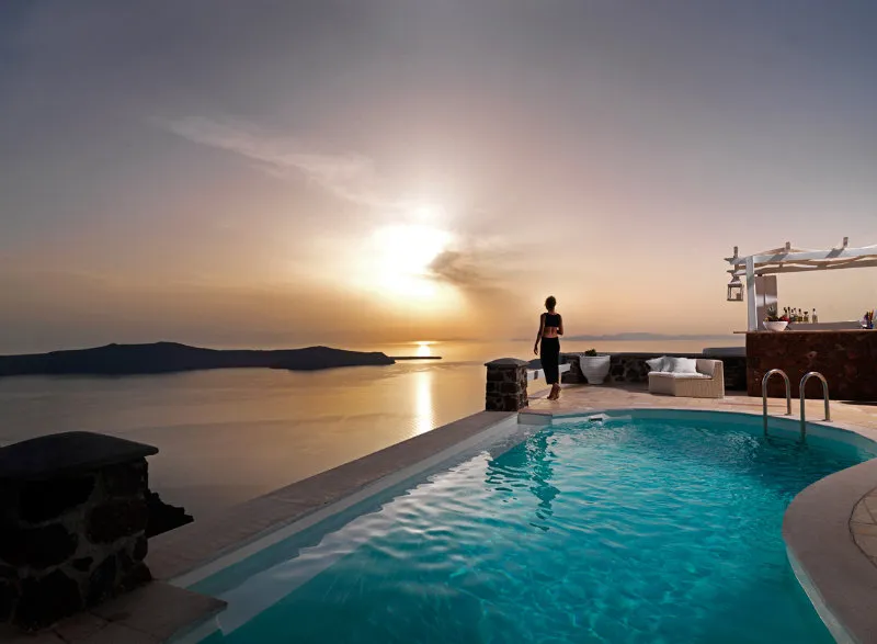Pool, Tholos Resort, Santorini