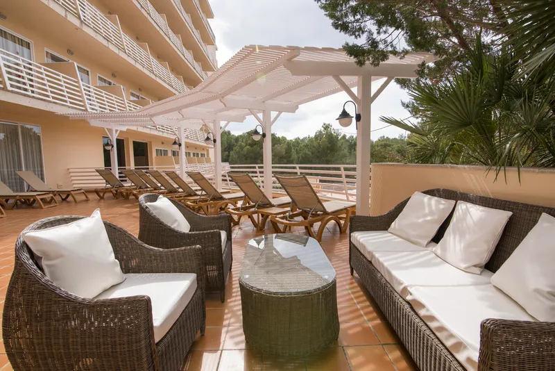 Terrace, Azuline Hotel Bahamas, Majorca