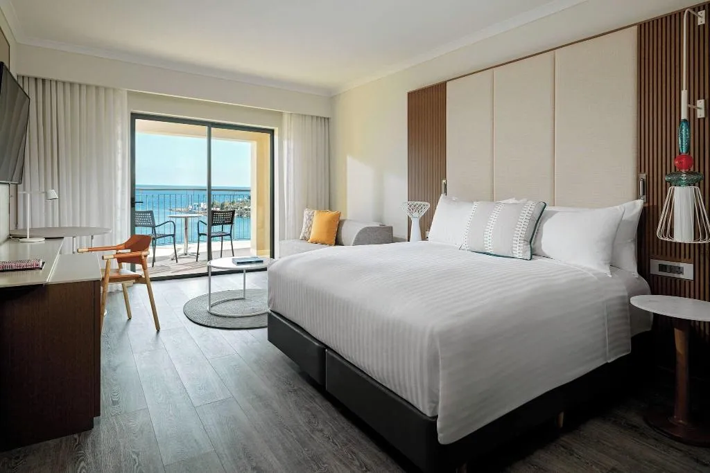 DOUBLE DELUXE SEA VIEW Room, Marriott Malta Hotel & Spa, Malta