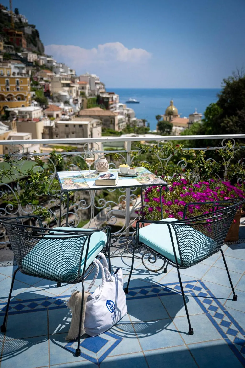 Terrace, Hotel Royal Prisco, Naples