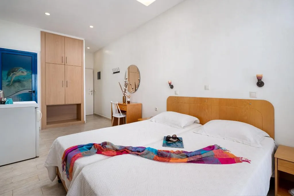 Double or Twin SUPERIOR SEA VIEW Room, Minos Boutique Hotel Agia Galini, Crete