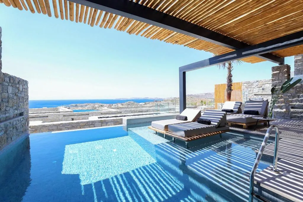 Terrace, Tropicana Hotel, Mykonos