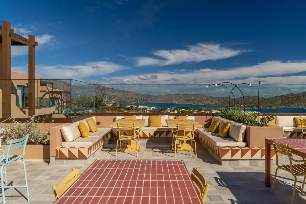 Terrace, Innside Crete Elounda, Crete