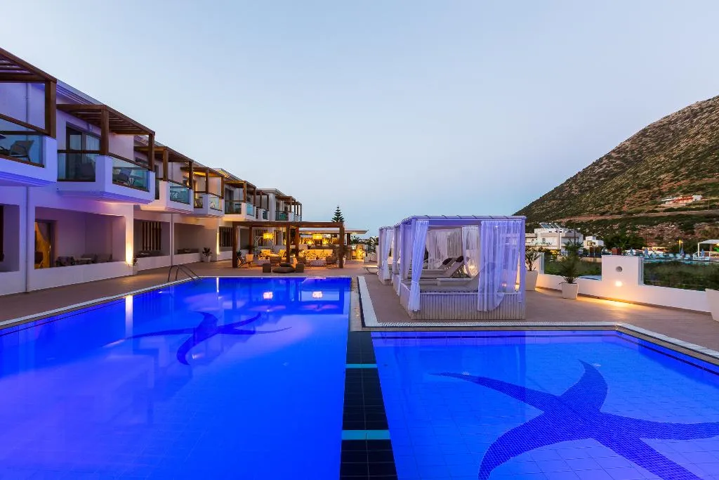 Pool, Nostos Beach Boutique Hotel, Crete
