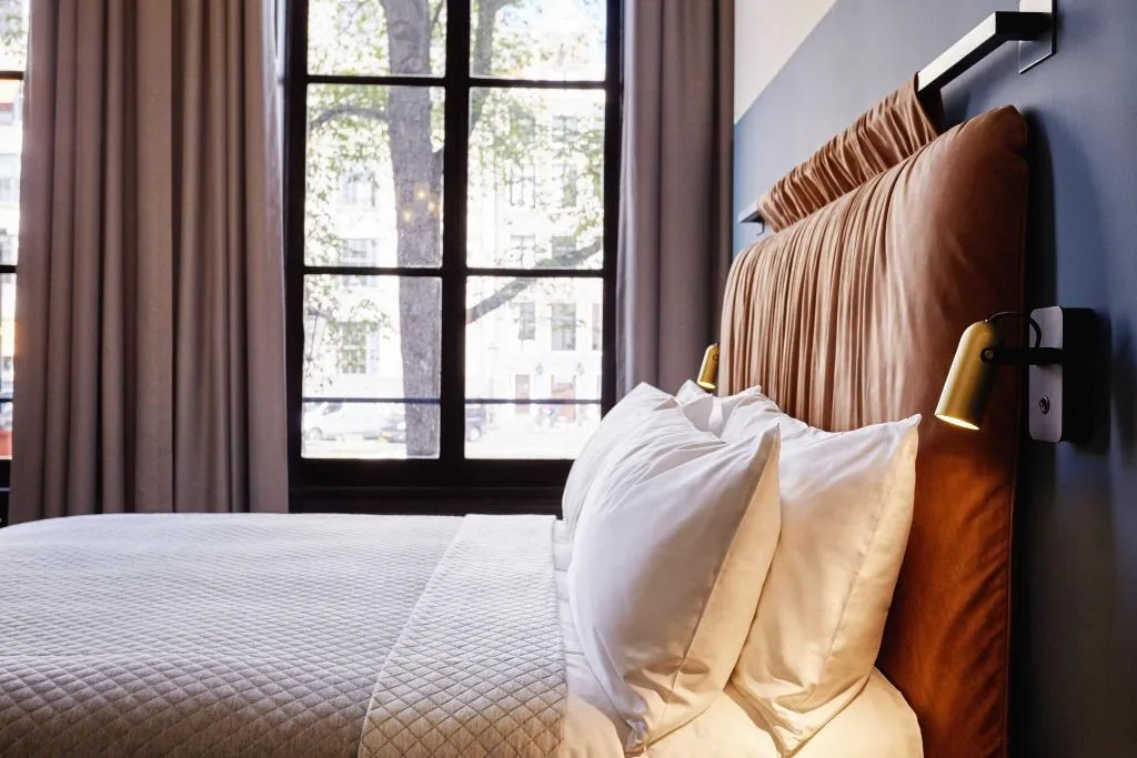 DOUBLE KING SIZE BED Room, The Hoxton Amsterdam, Amsterdam