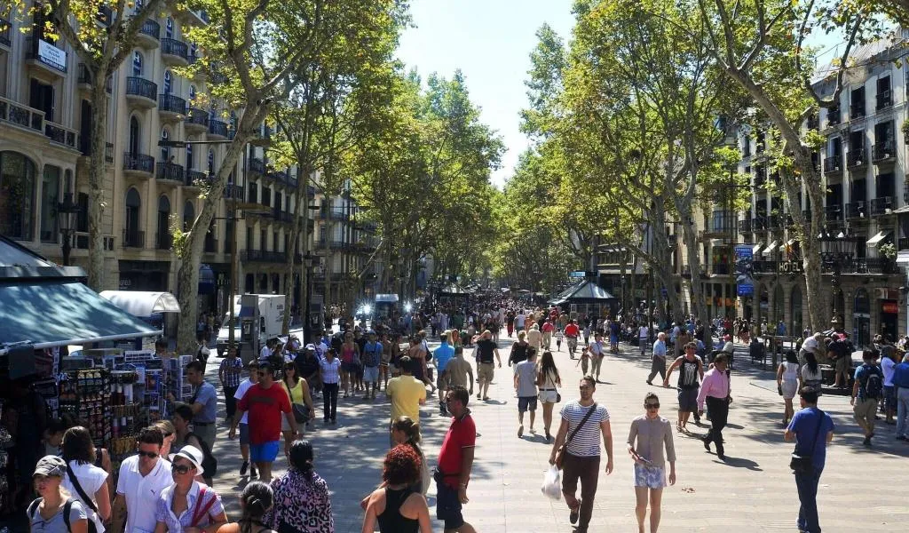General view, Ronda Lesseps, Barcelona