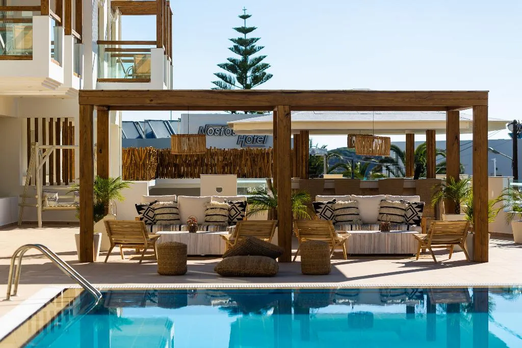 Pool, Nostos Beach Boutique Hotel, Crete