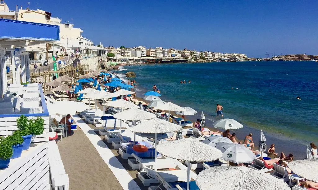 Beach, Azure Mare Hotel, Crete