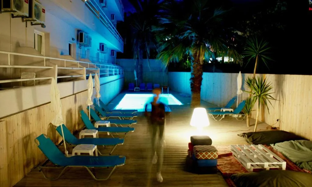 Terrace, Azure Mare Hotel, Crete