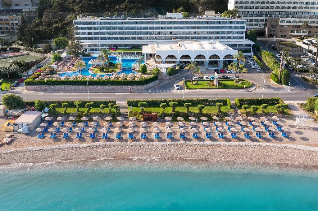 General view, Oceanis Beach, Rhodes