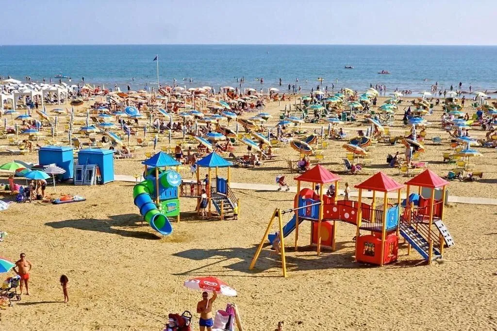 Beach, Hotel Adriatico, Venice