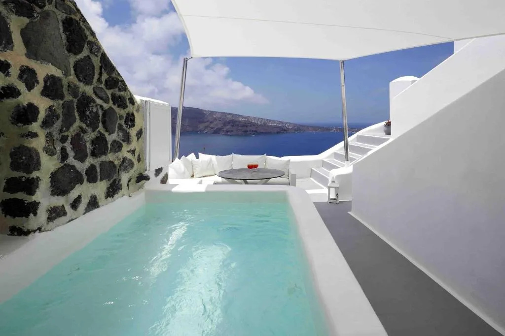 Terrace, Marizan Caves & Villas, Santorini, Santorini