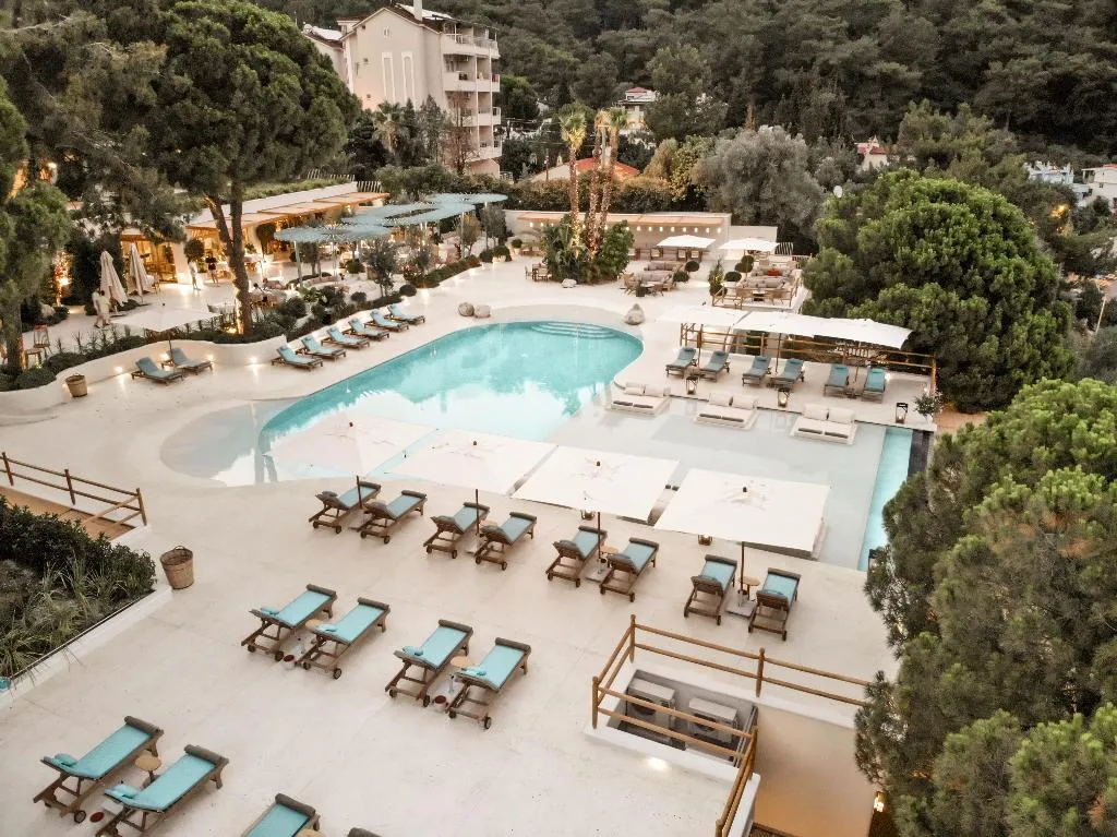 Terrace, Perios Beach House - Adults Only, Dalaman