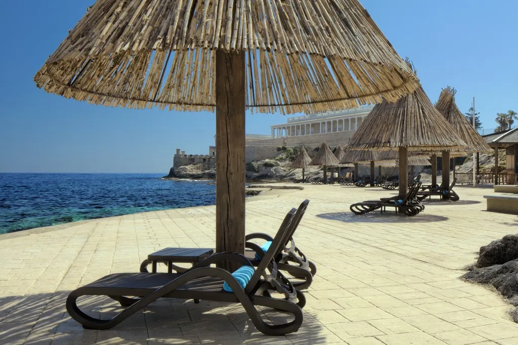 Beach, Westin Dragonara Resort, Malta