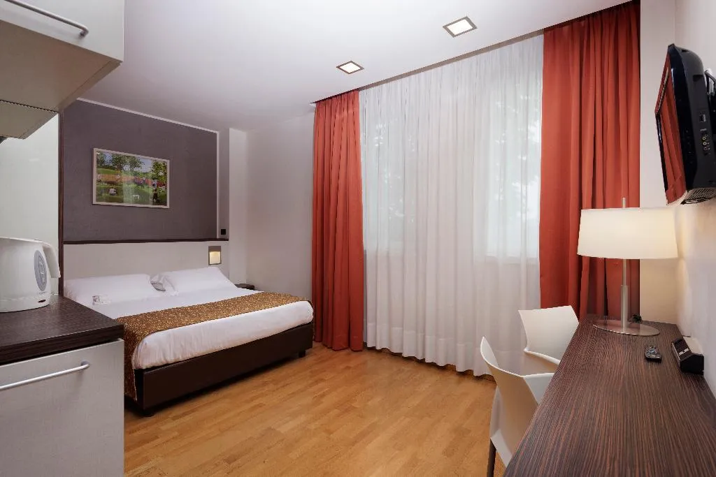 DOUBLE QUEEN SIZE BED Room, Best Western Falck Village Hotel, Milan