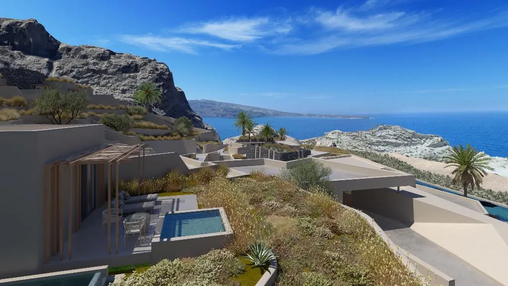 General view, Santo Mine Oia Suites, Santorini