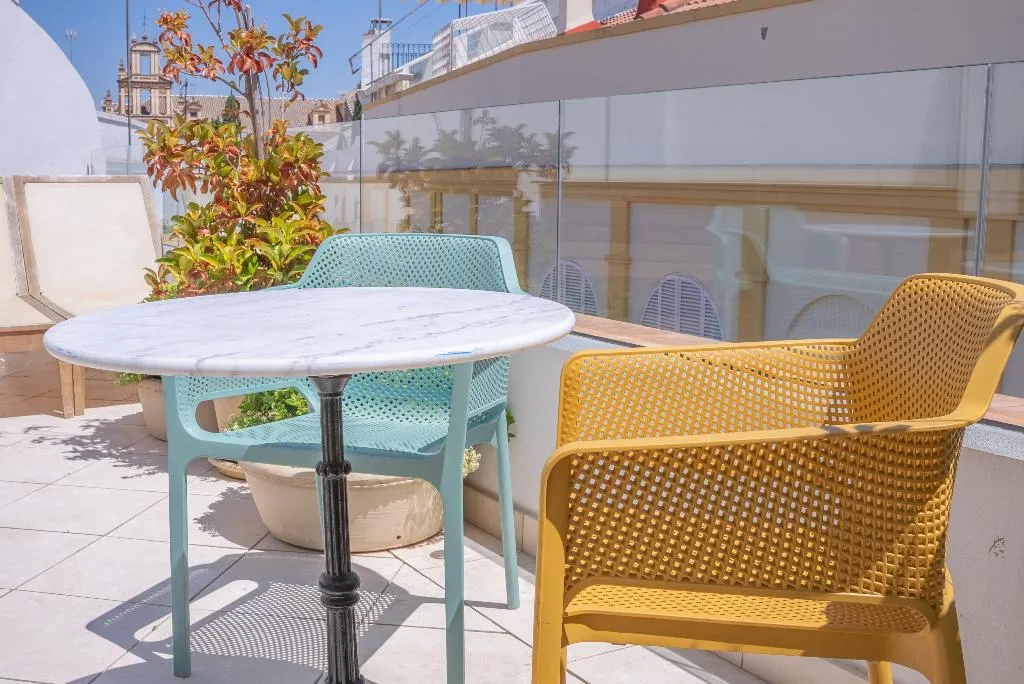 Terrace, Casa Bailén Apartamentos, Seville