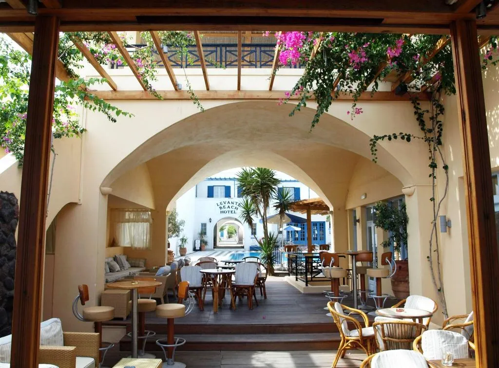 Restaurant, Levante Beach, Santorini