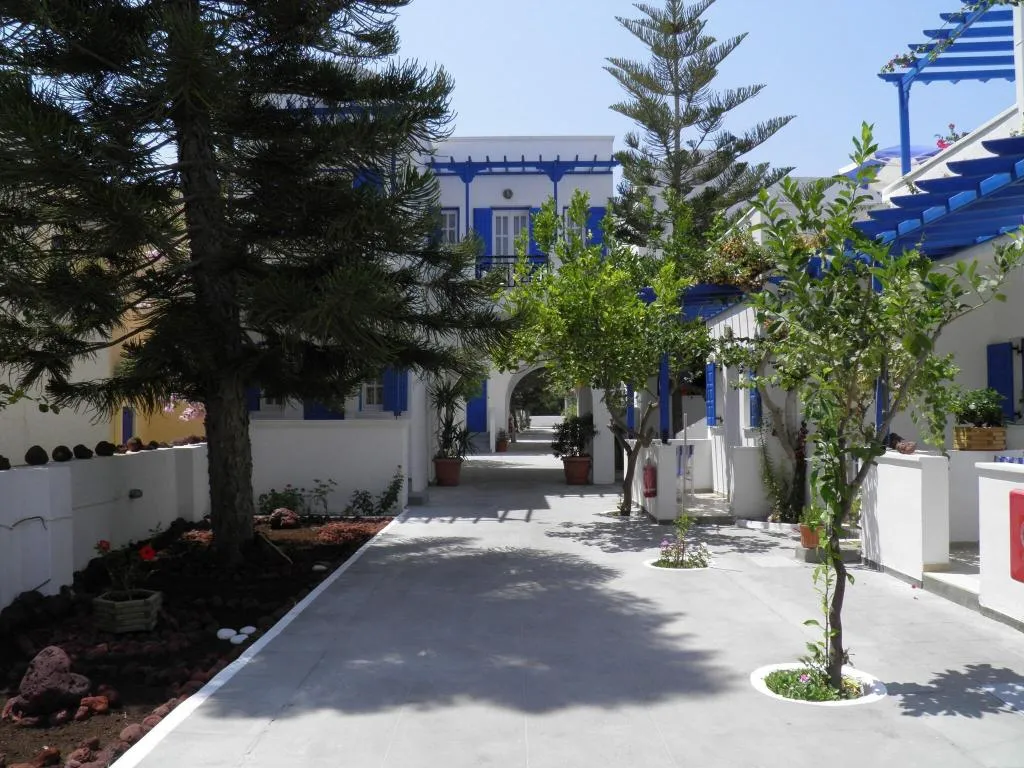 General view, Levante Beach, Santorini