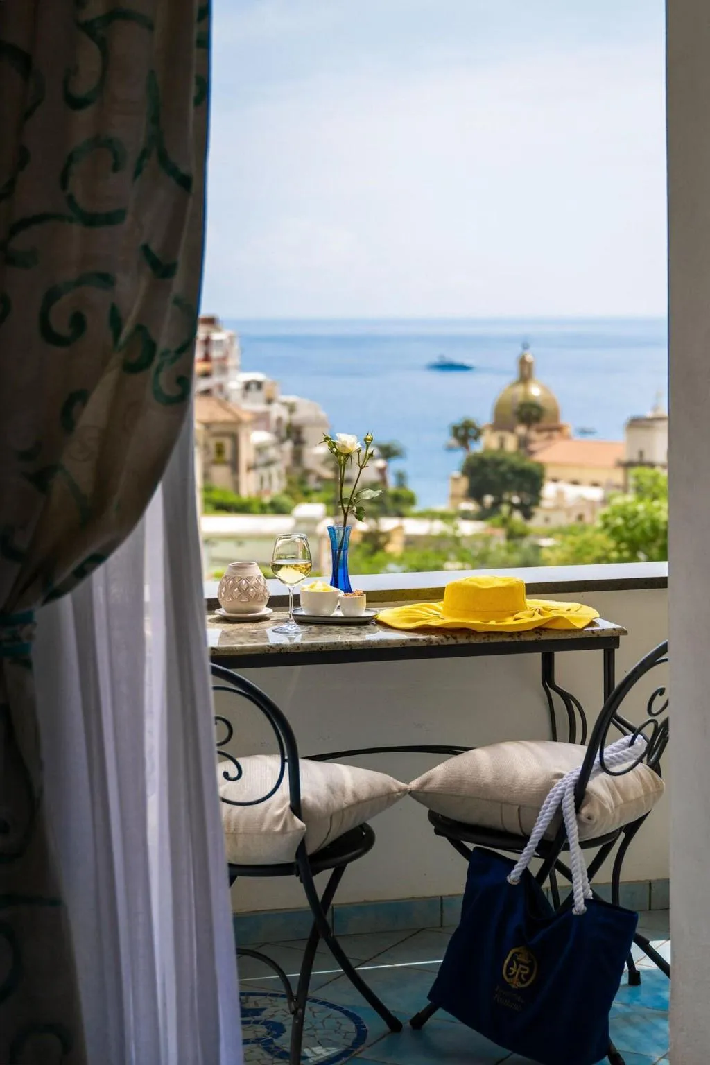Terrace, Hotel Royal Prisco, Naples