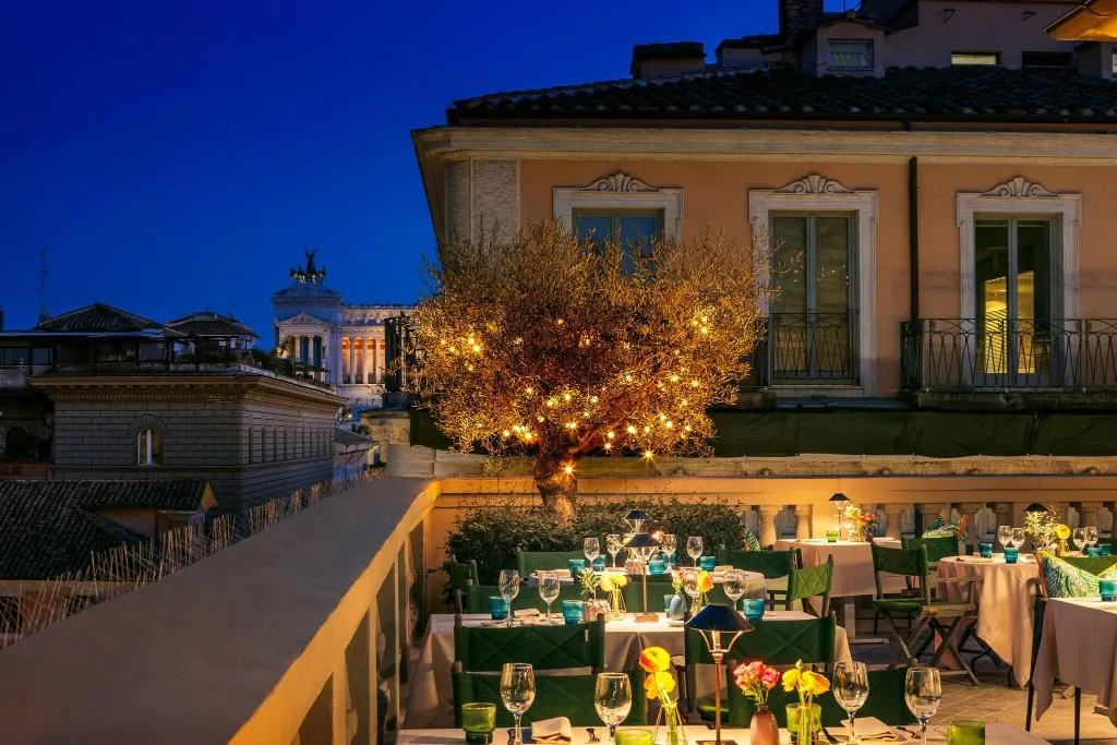Restaurant, Singer Palace Hotel, Rome